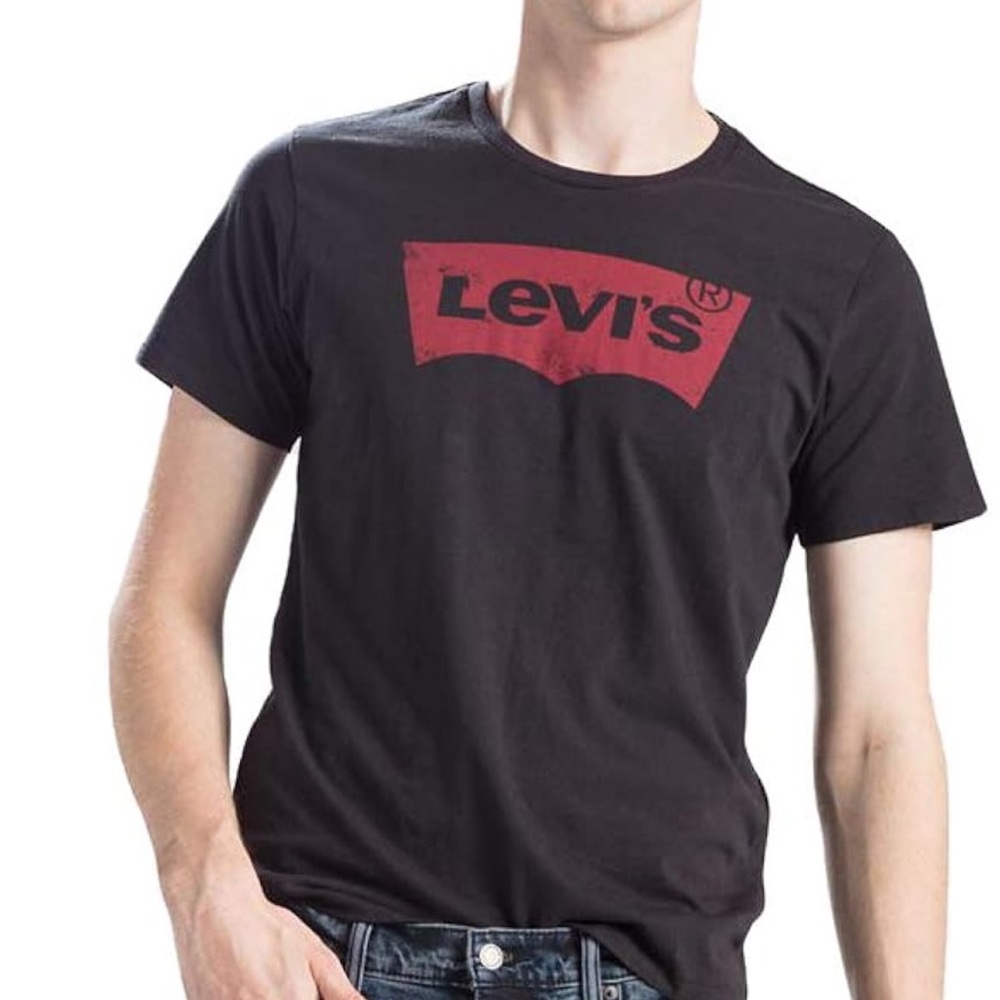 Levi's Navy Blue T-Shirt Unisex Lg